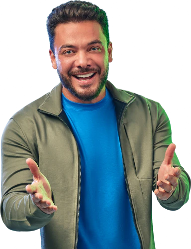 Trabalhador feliz com a Segue